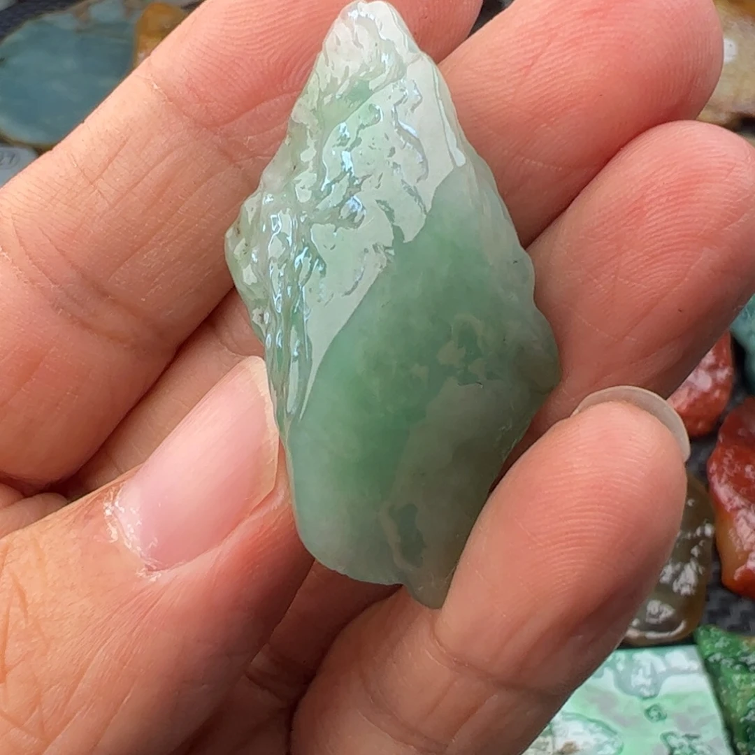 翡翠裸石缅甸翡翠