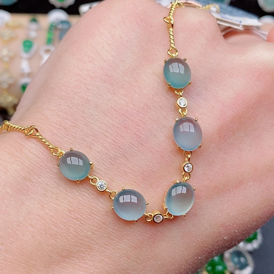 银S925镶嵌戒指翡翠