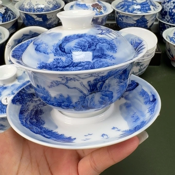景德镇纯手工手绘茶器蒙蒙