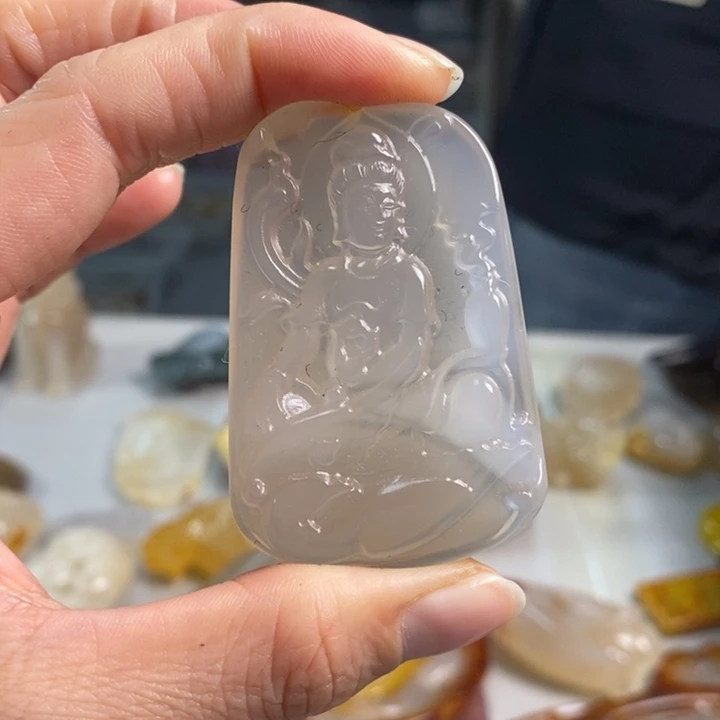 玛瑙/玉髓吊坠(不含链)未镶嵌