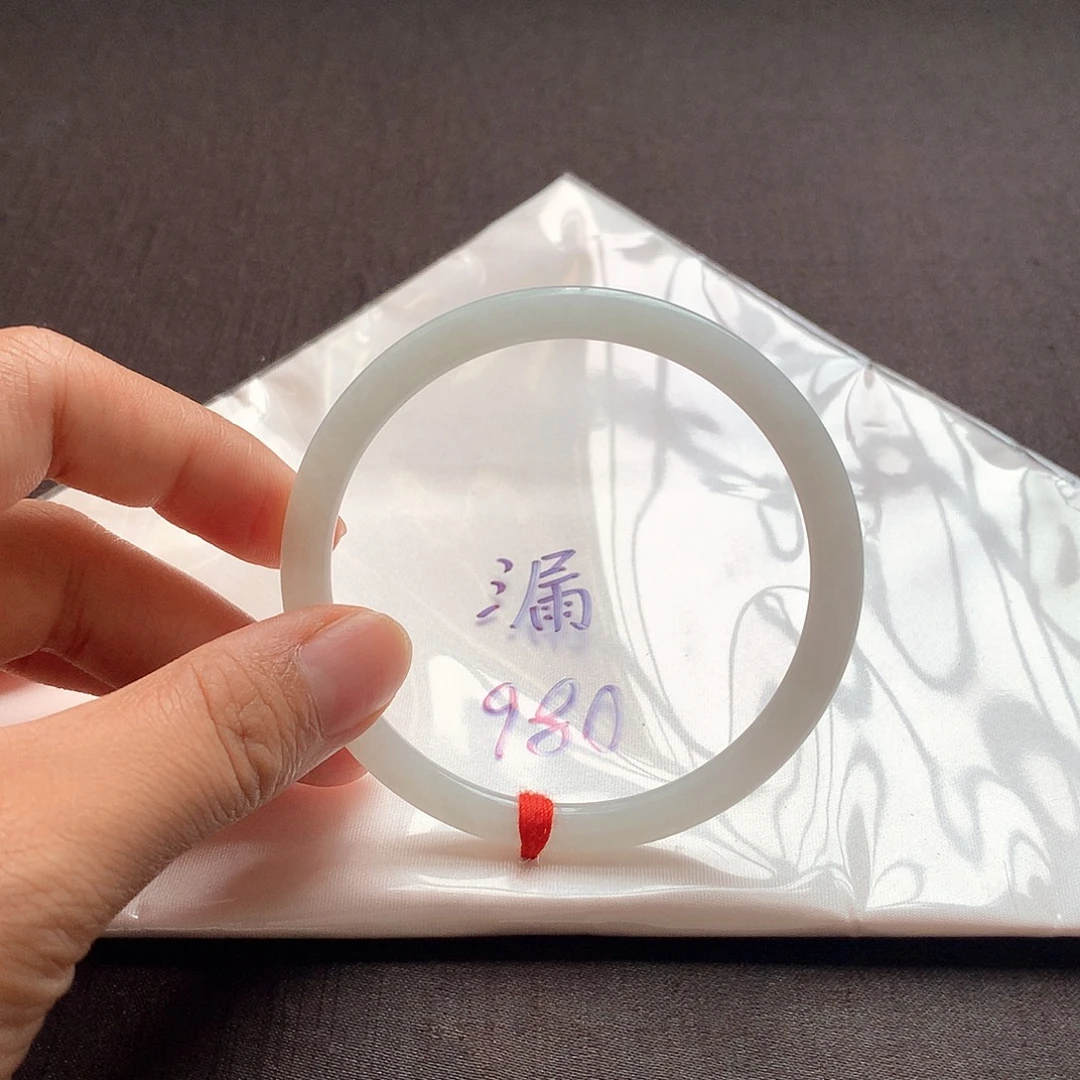 翡翠未镶嵌手镯58.8
