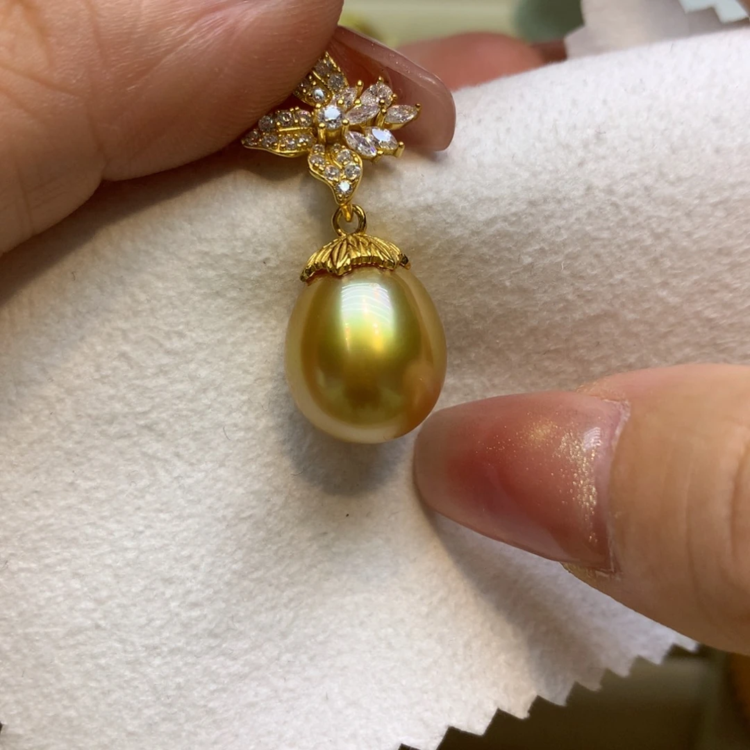 颈饰银S925镶嵌海水珍珠