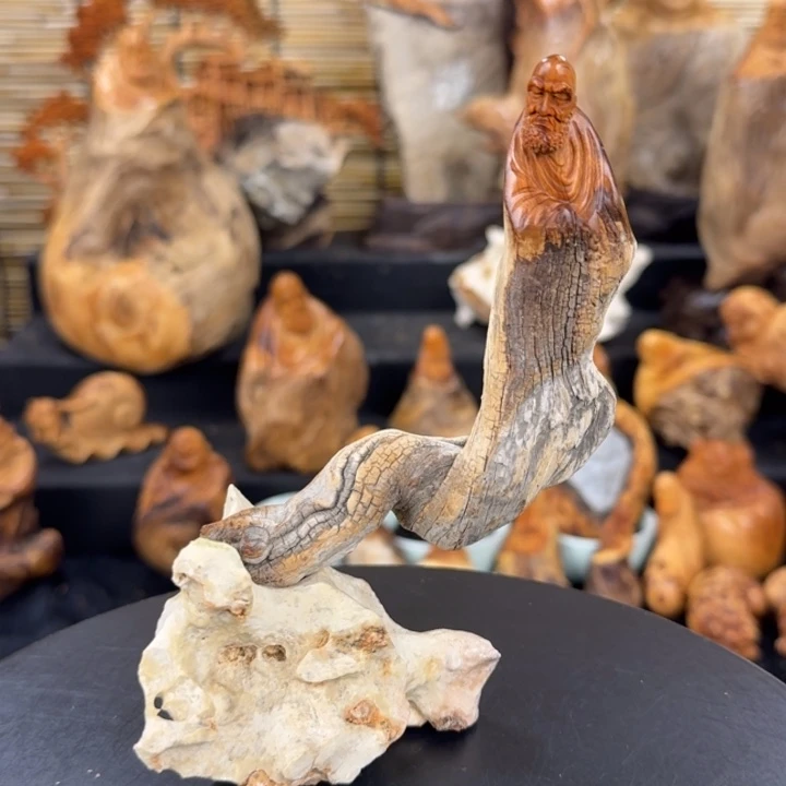 柏木（崖柏）手把件