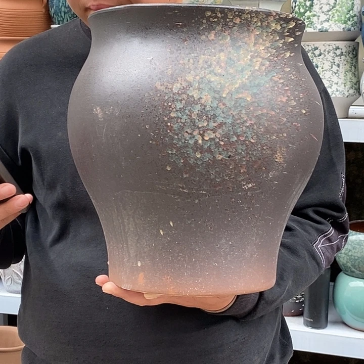 紫砂花盆口25高31福利