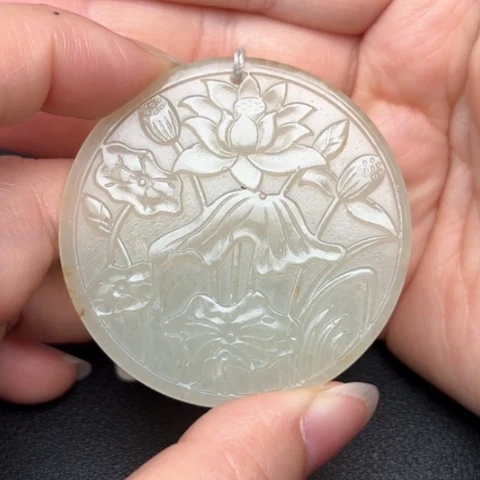 和田玉挂件未镶嵌乐*乐