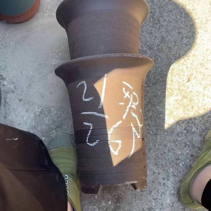 紫砂花盆紫砂的花