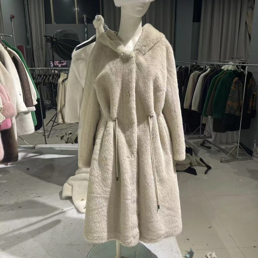 D1时尚百搭爆款貂绒外套韩版ins风