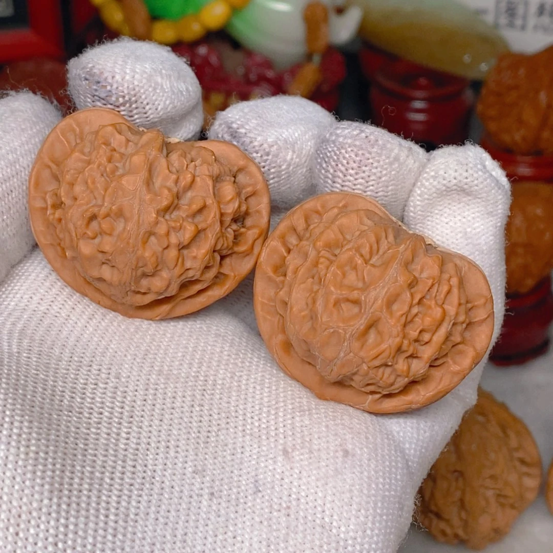 文玩核桃吊坠40 桃心宫灯