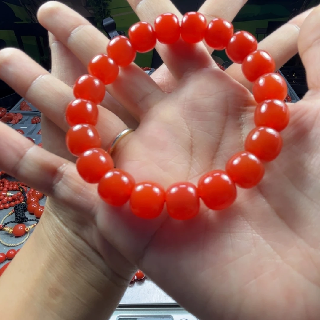 牛***牛未镶嵌手链南红玛瑙