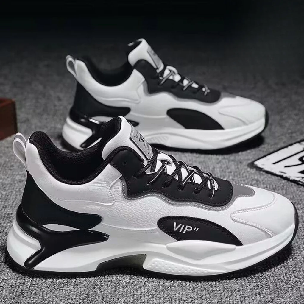 男鞋秋季新款时尚运动休闲鞋百搭减震防滑耐磨男士跑步鞋