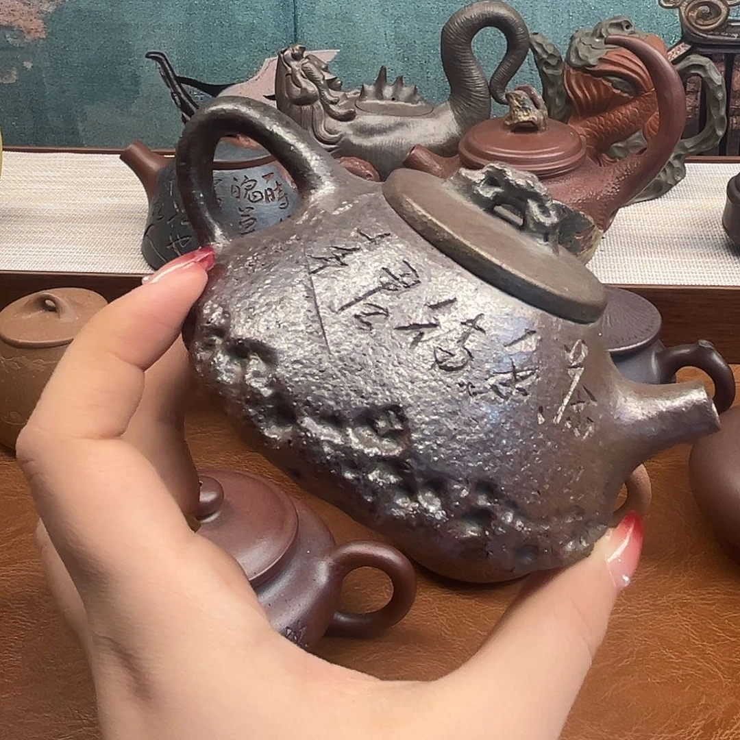 L***Z紫砂茶壶紫砂雕宠小器高品