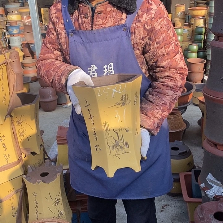 紫砂花盆紫砂花盆