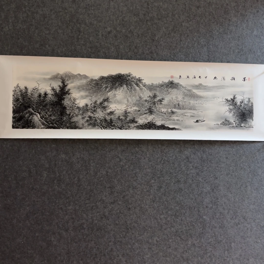 国画国画作品李海涛山水精品手绘