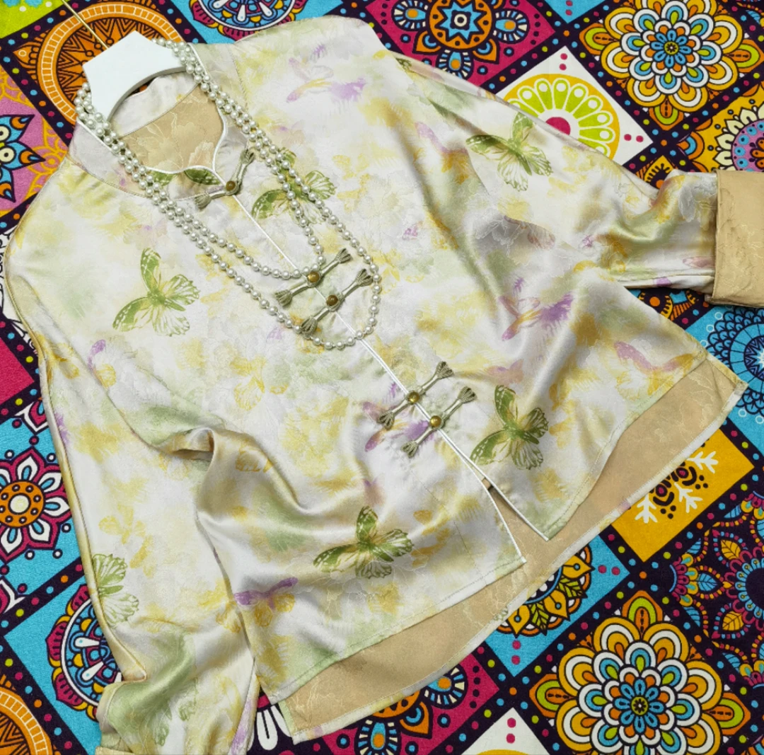 新中式夏季新款百搭时尚盘扣气质外套