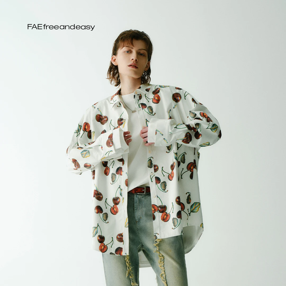 【FAE】freeandeasy 无事请揣兜 CHERRY大衬衫 B58012