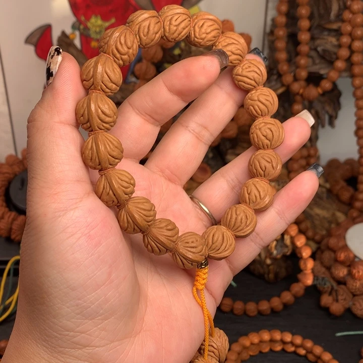 桃核吊坠15祥云手持