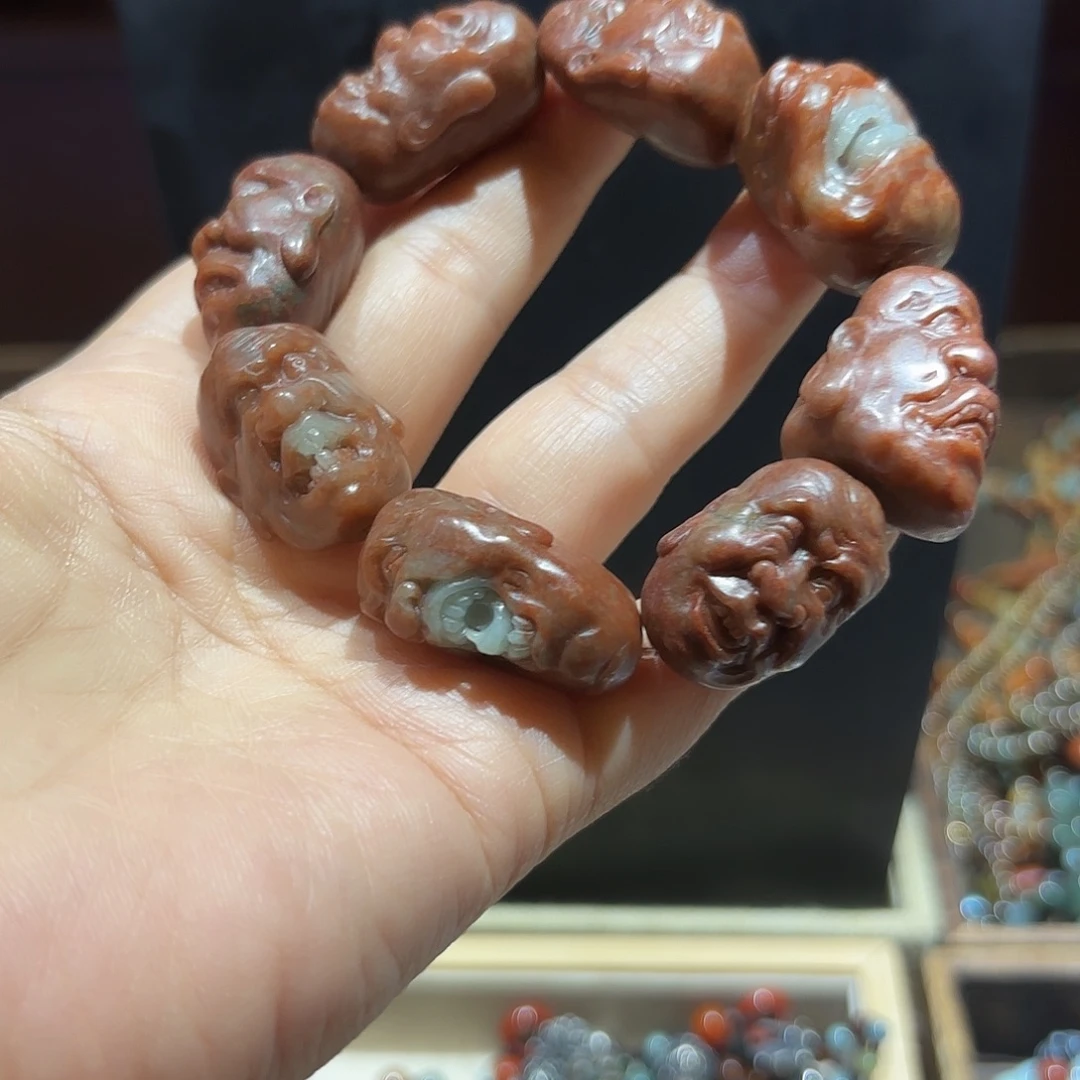 樱***新翡翠未镶嵌颈饰原创