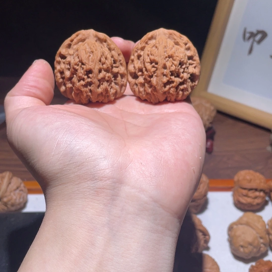 文玩核桃把件44全品南疆石