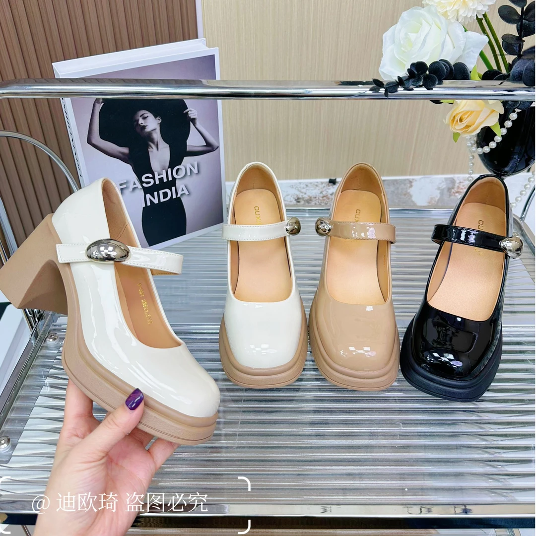 2025春季新款玛丽珍鞋舒适增高软底软面春夏单鞋