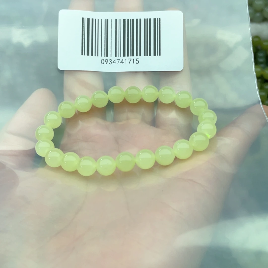 和田玉手链未镶嵌空*