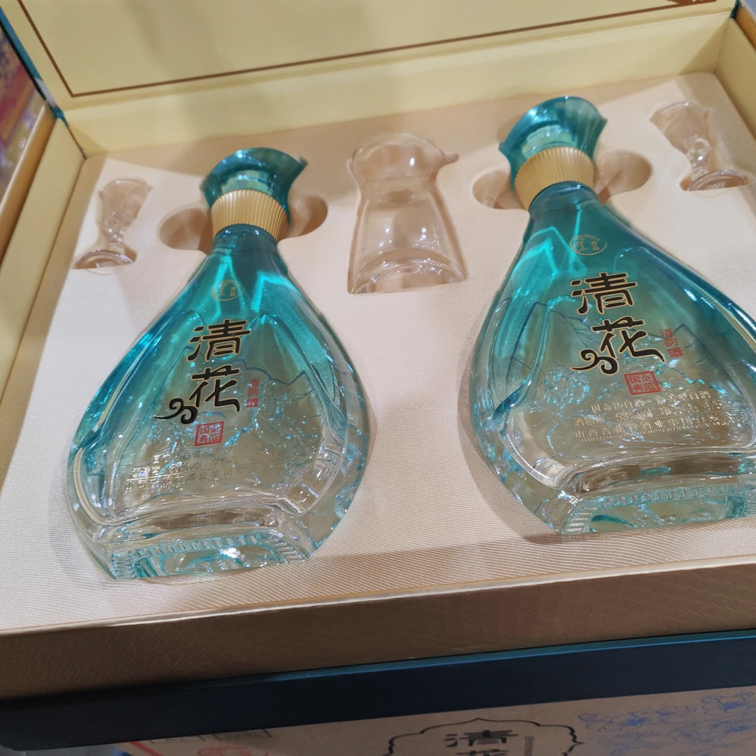 汾杏山西杏花村清韵53度475ml 1箱6瓶53%Vol