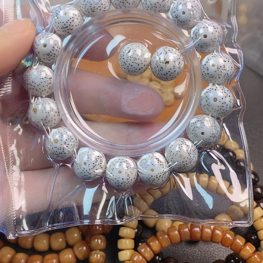 吊坠星月菩提原生态顺白星月菩提14mm火龙果