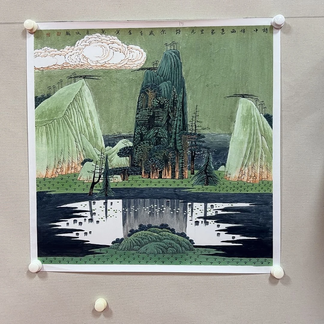 国画张咏梅出版作品