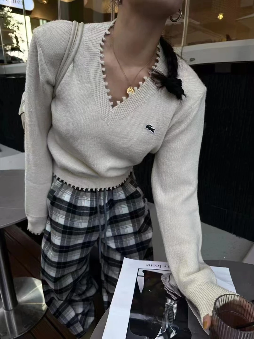 时尚不规则百搭韩版设计感毛衣