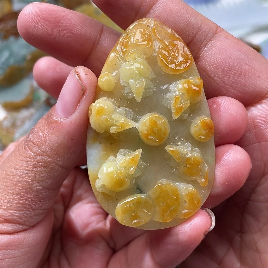 颈饰未镶嵌翡翠翡玉缘翡翠