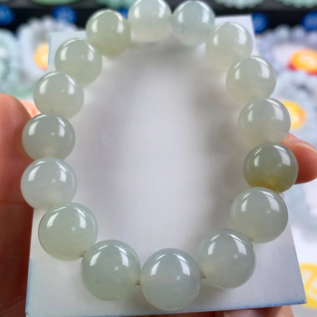 翡翠未镶嵌手链卡13