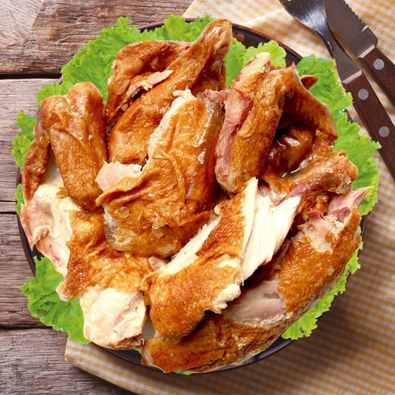 德州五香扒鸡真空鸡卤味熟食开袋即食山东特产鸡肉零食真空包