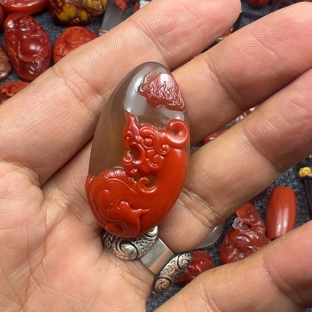 南红玛瑙吊坠未镶嵌a****.