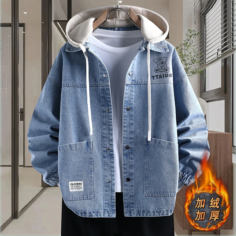 春秋痞帅外套男ins高街潮牌港风日系原宿风韩版潮流宽松牛仔夹克