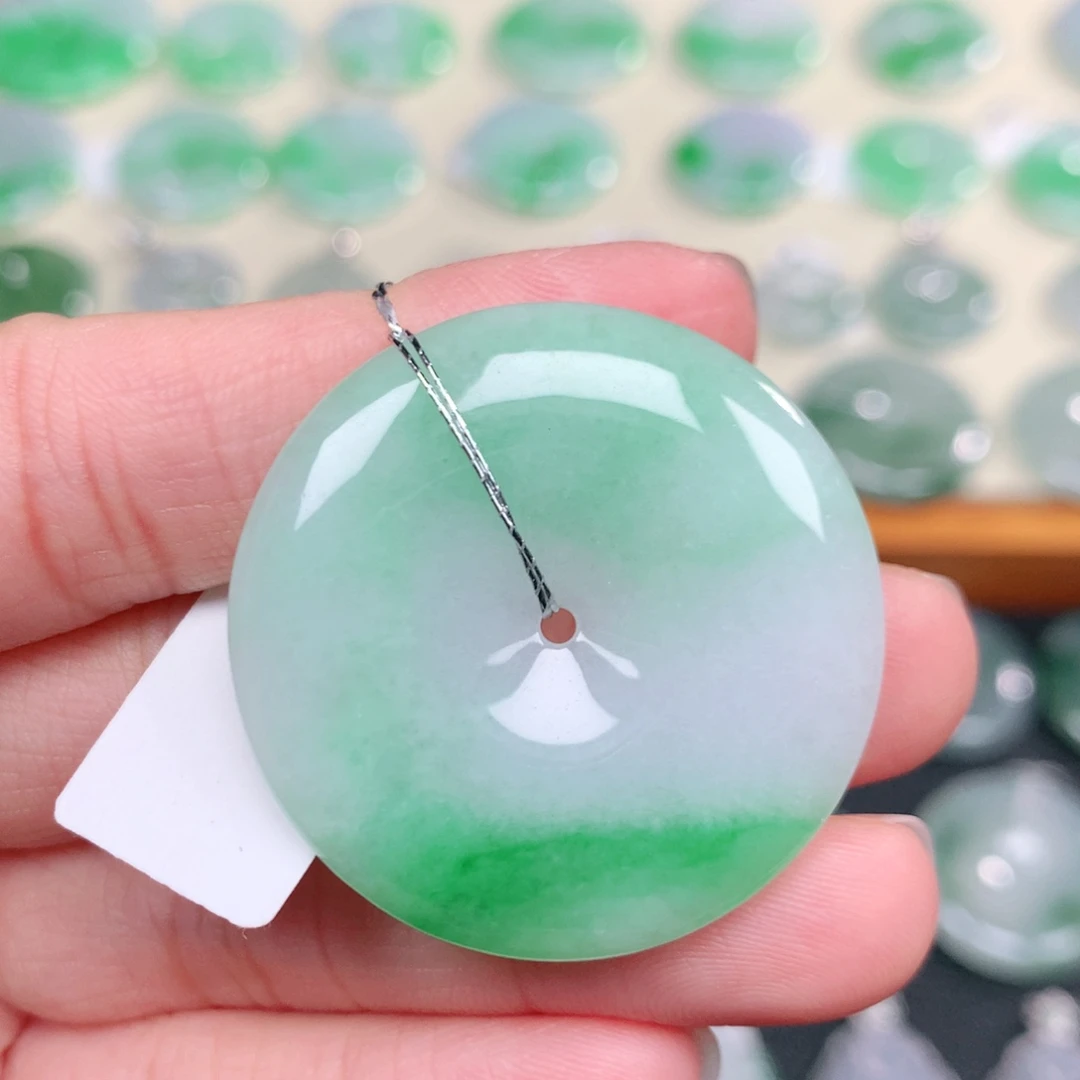 翡翠未镶嵌颈饰35.4-5.2