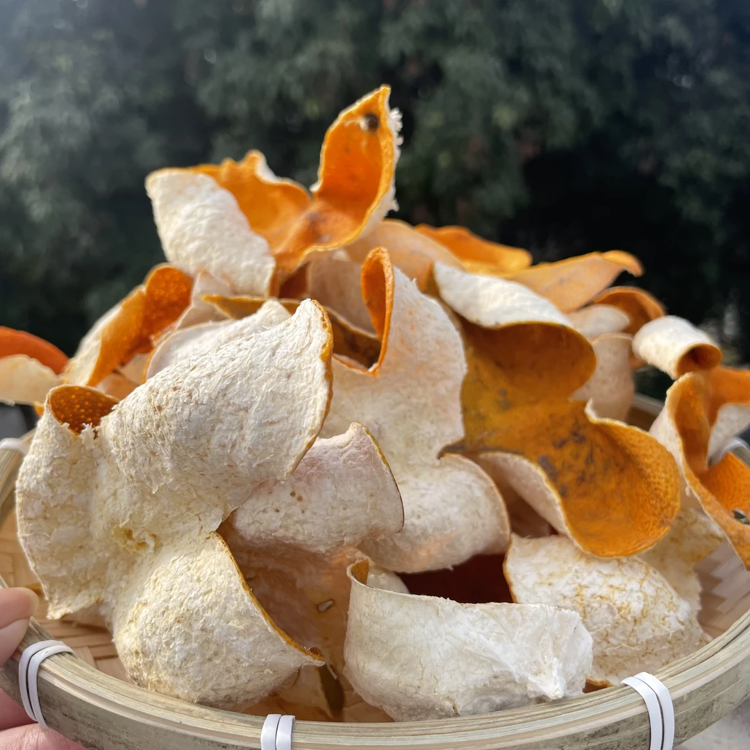 2024年正宗新会七堡传统二刀圈枝冬后大红皮纯生晒干仓-高甜高货