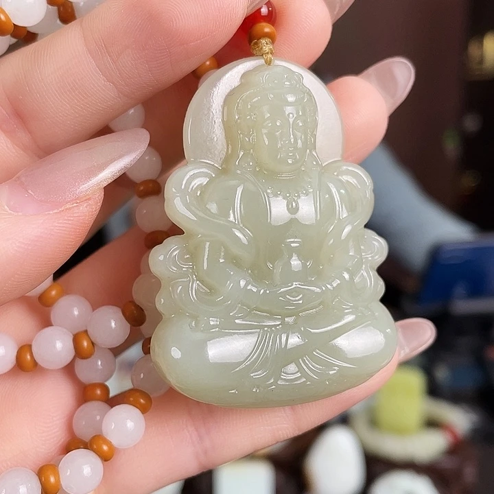 和田玉未镶嵌颈饰定制发货