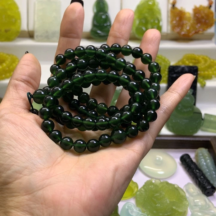 【闪购商品】未镶嵌蛇纹石玉颈饰鲲*?