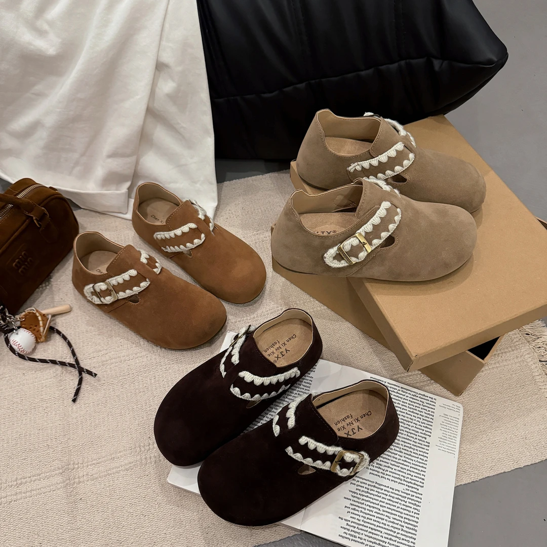 波西米亚|一脚蹬柔软脚感2025春夏新款时尚洋气百搭女勃肯鞋爆款