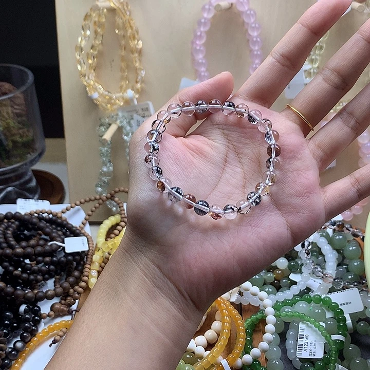 一***头未镶嵌手链烟晶水晶