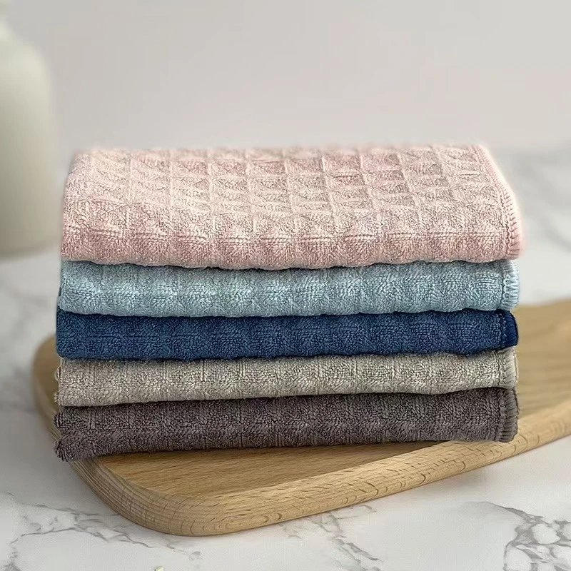 【10条】华夫格清洁布无水印不掉毛厨房抹布不沾油洗碗布吸水易清洗