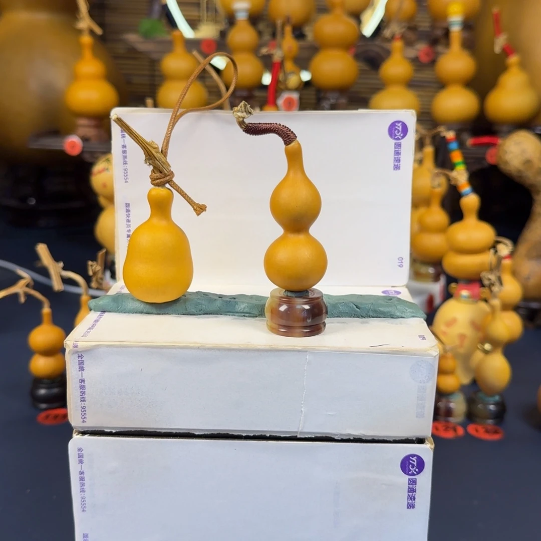 公***头文玩葫芦八宝墩天津嘴葫芦精品