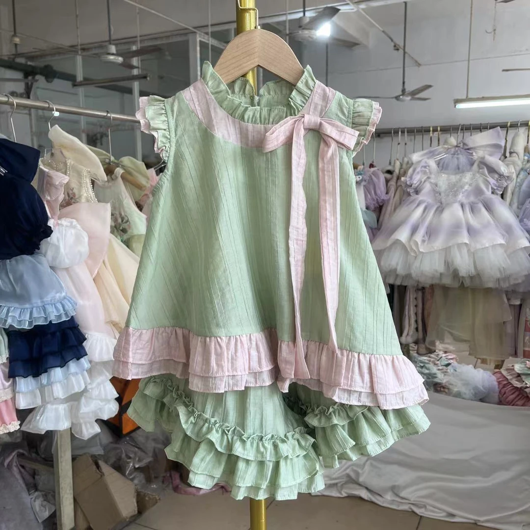 绿荷公主裙夏款纱裙公主裙夏季女童