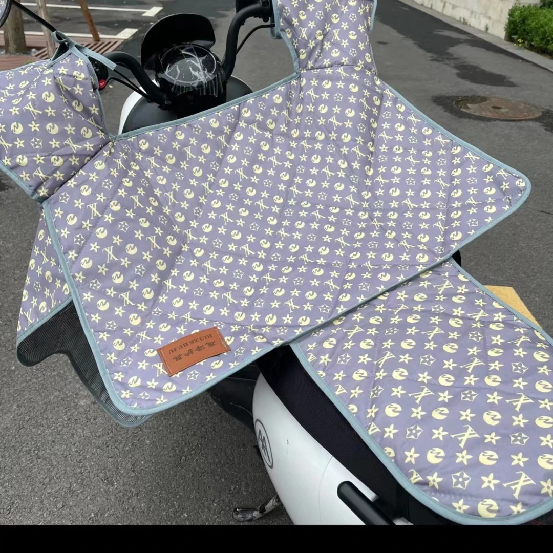 【直播破价】电动车挡风被夏季防晒遮阳罩防水双面布加坐垫防飘加大