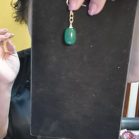 玛瑙/玉髓颈饰未镶嵌月*