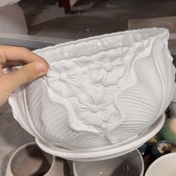 陶瓷花盆全场10包邮