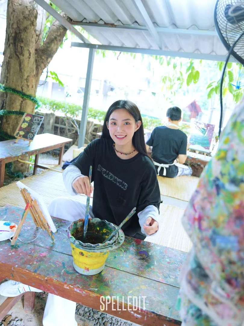 【GOODS】SPELLEDIT 2025假2件黑色长袖T NO退NO换 正品