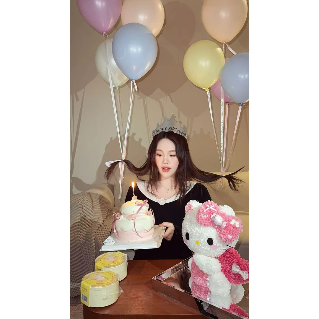 现货1401X大婉酱千千微胖定制【生日裙】气质抓绒针织连衣裙冬长裙