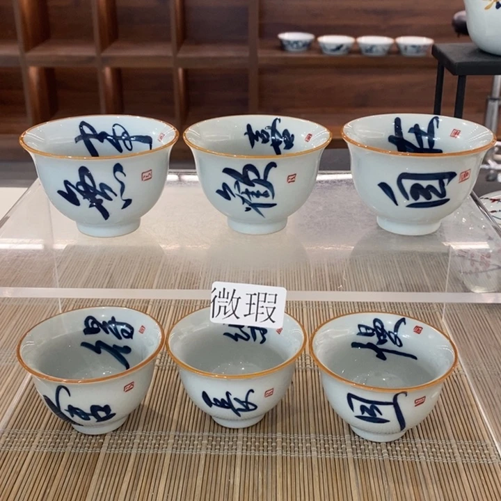 釉下老陶泥手工绘制