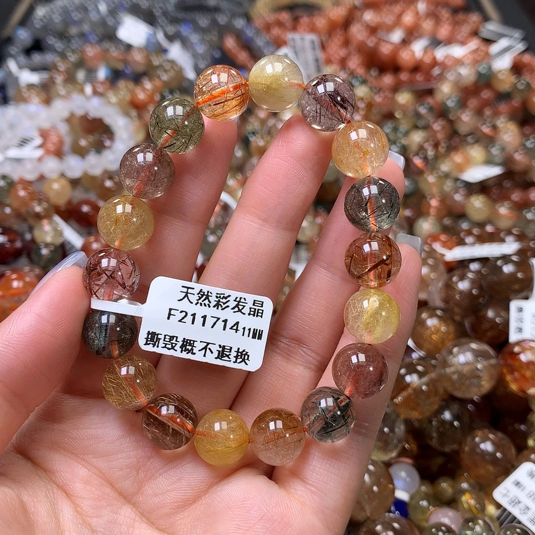 水晶手链未镶嵌，