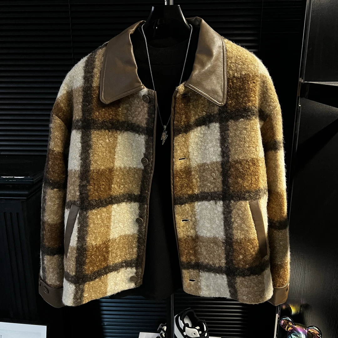 【运费补贴】港澳男士美拉德颗粒质感宽松棉服男士夹棉加厚